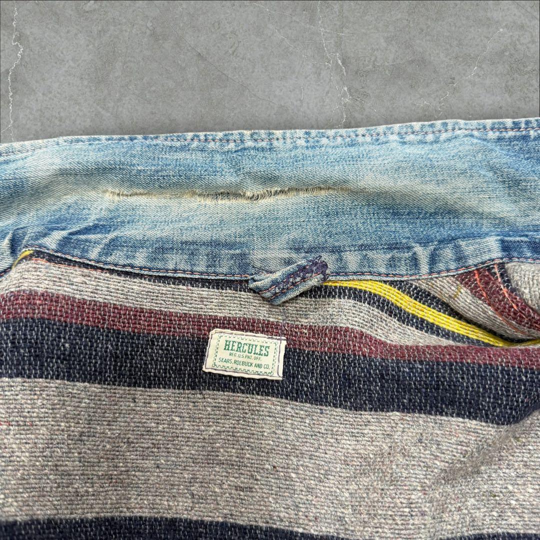 60s HERCULES ヘラクレス セカンド タイプ ブランケット ジージャン