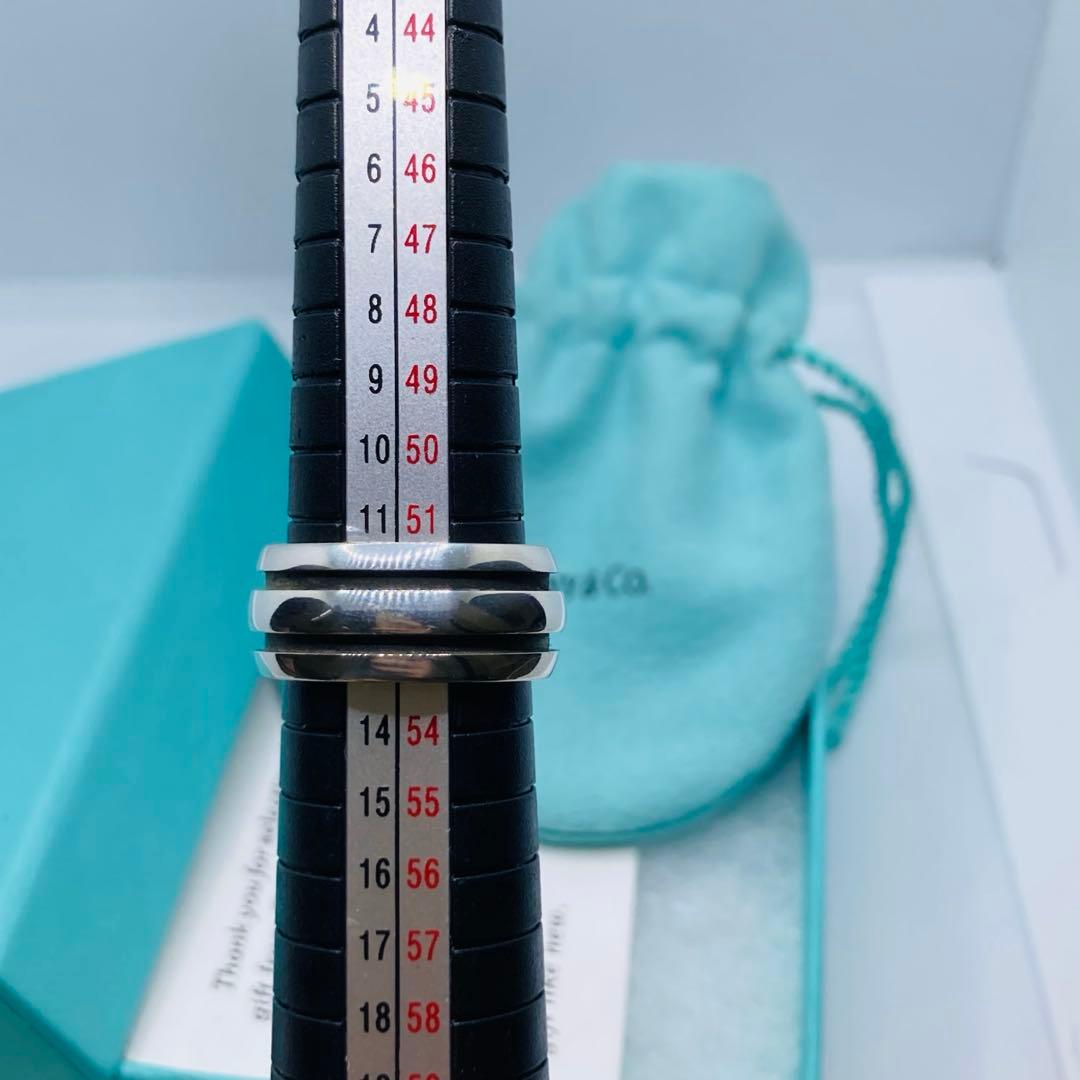 極美品✨ ティファニー リング グルーブド ダブルライン AG925 #12