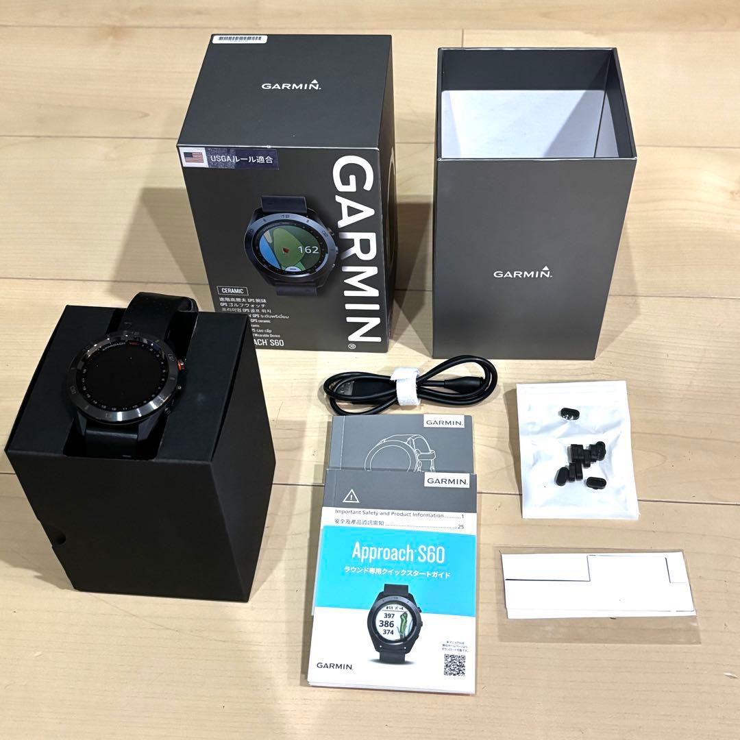 【美品】Garmin　Approach S60 Premium　箱　ゴルフ