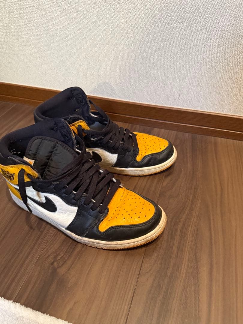 Nike Air Jordan 1 ブラック/イエロー 27cm