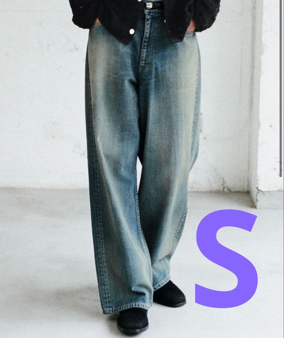 パンツ LIDNM SEMI WIDE HERITAGE DENIM PANTS S