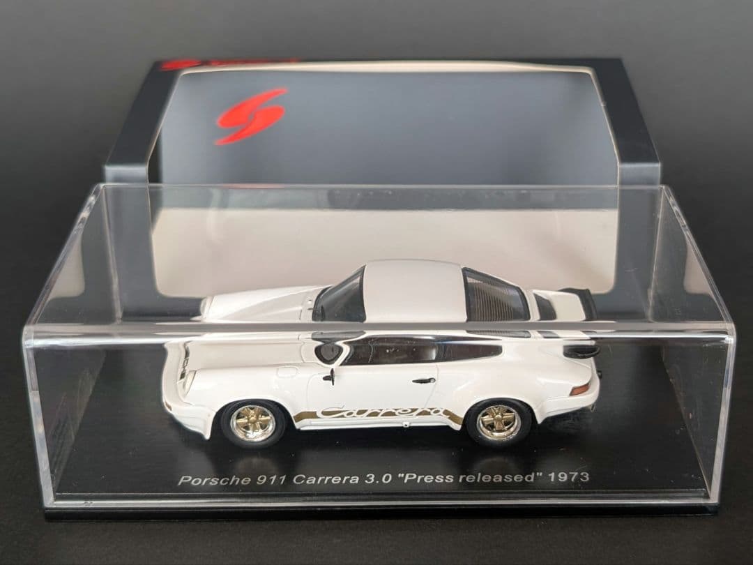 スパーク 1/43 ポルシェ 911 カレラ 3.0 プレスリリース 1973