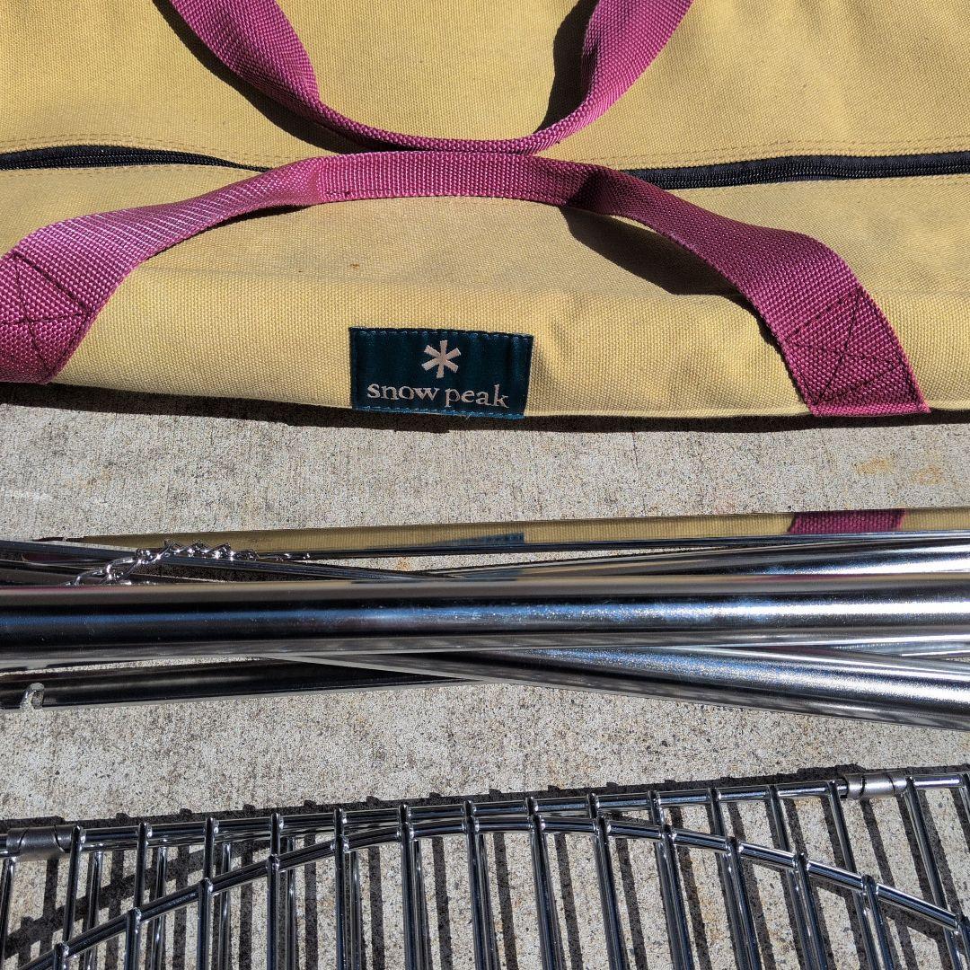 今週限定 美品 スノーピーク  peak トライポッド三脚 収納バッグ付