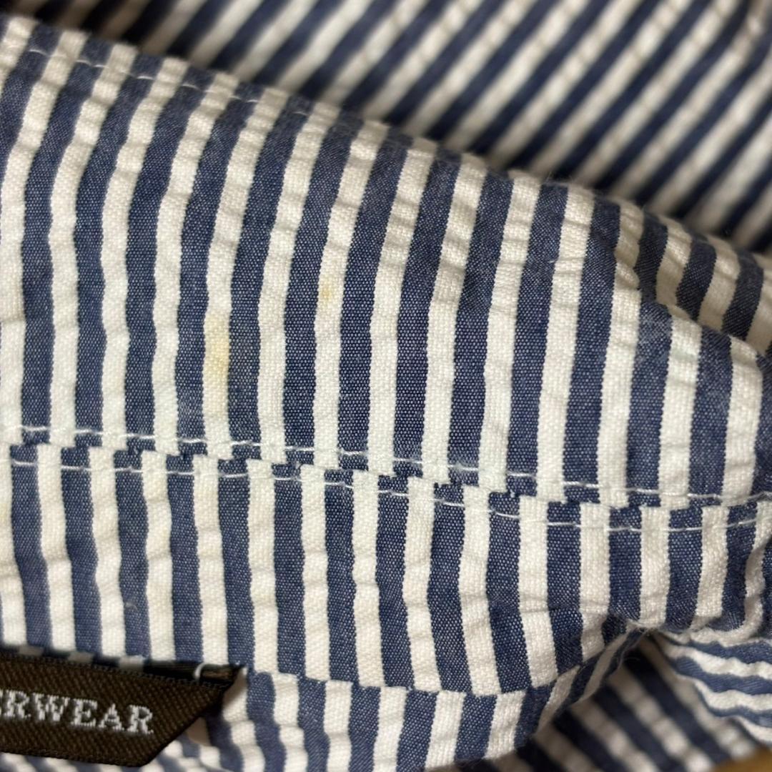 トラディショナルウェザー シアサッカー　ストライプ　3b ジャケット　 M128