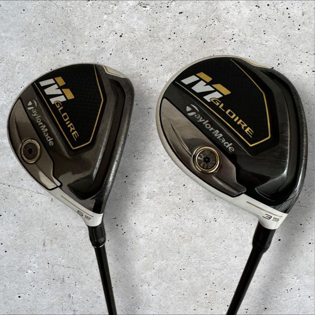 テーラーメイド 名器 Mグローレ フェアウェイウッド3W 5Wセット