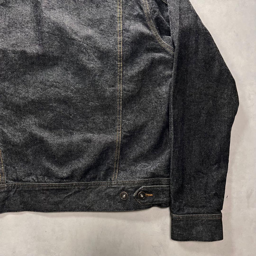 ◎90s FRESHJIVE EXCLUSIVES 先染ブラックデニムジャケット