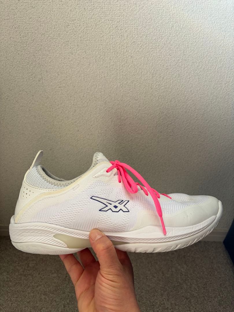 【レア】asics GLIDE NOVA FF3 バッシュ　白プレミア紫