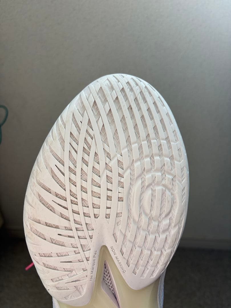 【レア】asics GLIDE NOVA FF3 バッシュ　白プレミア紫