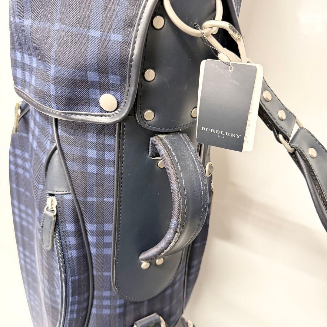 BURBERRY キャディバッグ　牛皮　バーバリー　ノヴァチェック　三陽商会