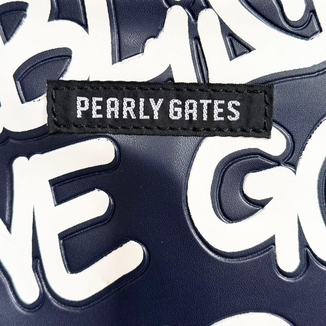 【極美品】パーリーゲイツ カートバッグ グラフィティプリント ネイビー 89