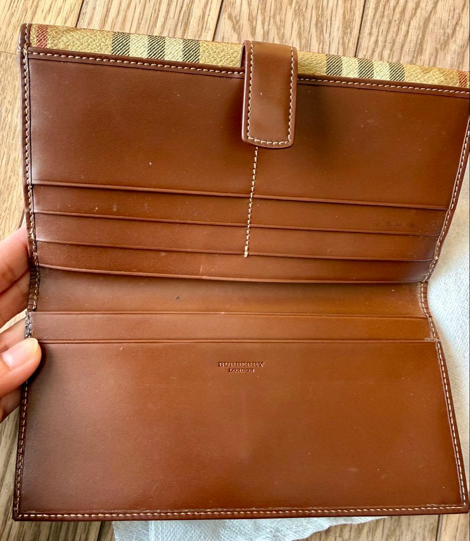 美品　Burberry vintage カバンとお財布のセット