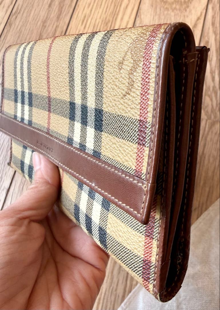 美品　Burberry vintage カバンとお財布のセット