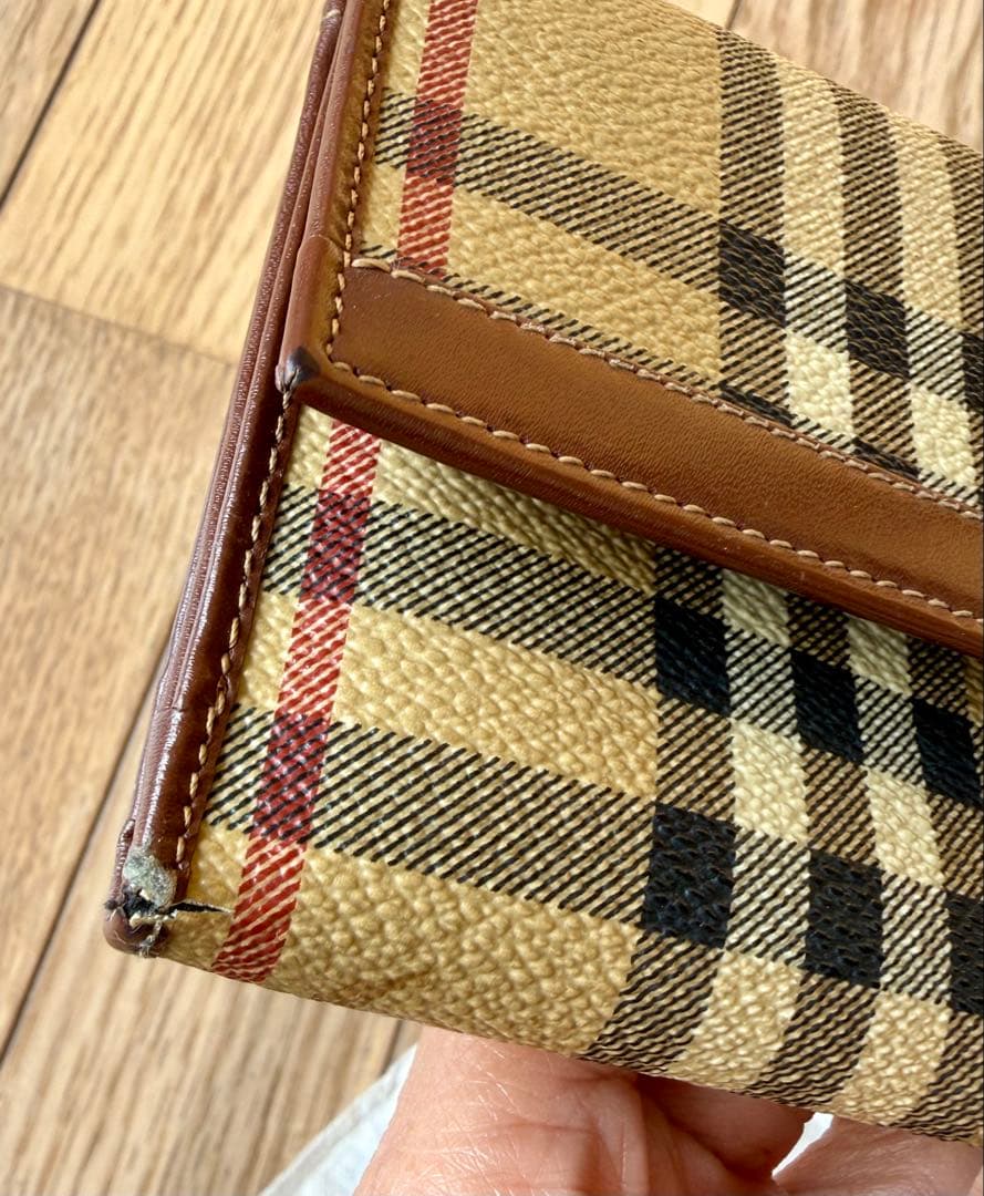 美品　Burberry vintage カバンとお財布のセット
