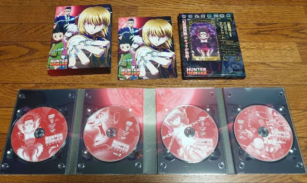 初回限定 タロット カード ハンターハンター DVD 1-7巻 幻影旅団編1