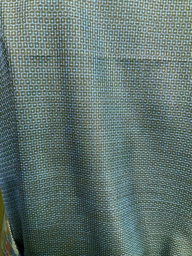 着物リメイク4wayエプロンワンピース　大島紬