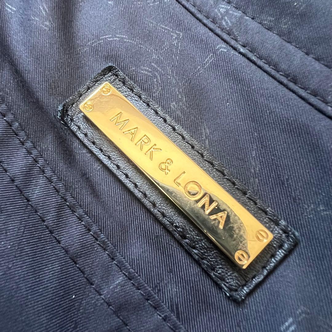 MARK&LONA マークアンドロナ　ナイロンパンツ　裏起毛　メンズ　ゴルフ　星