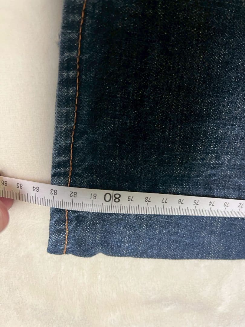 EVISU (エヴィス)大黒ドクロ刺繍デニムパンツ 30×35(参考サイズM )