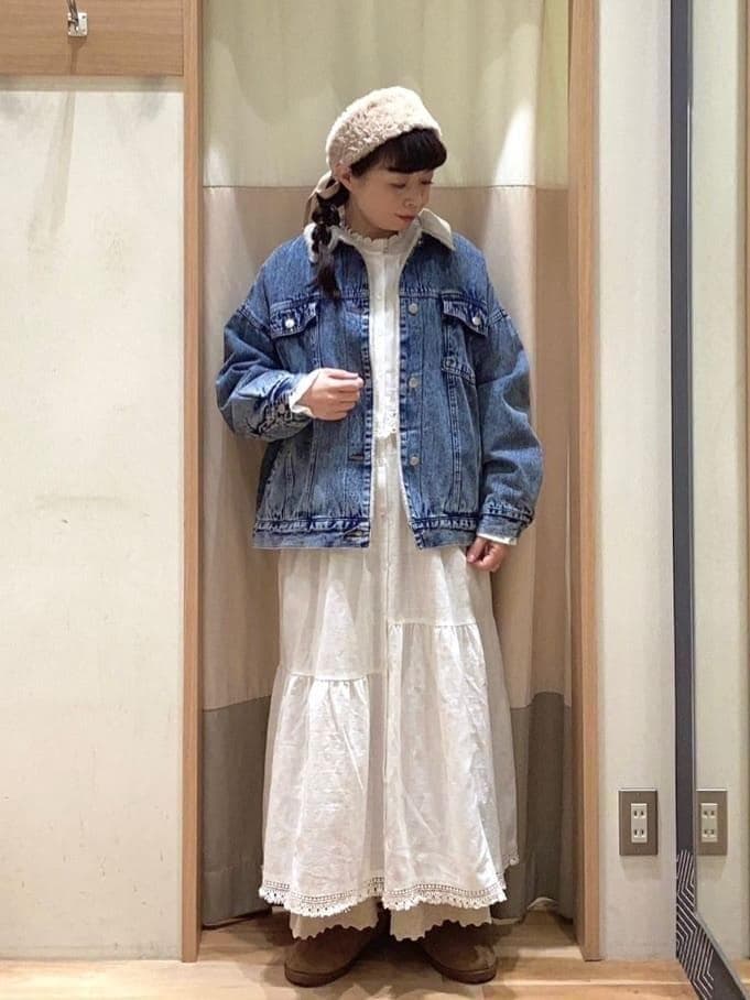 新品★サマンサモスモス★胸元レース＆ピンタック＊パッチワークワンピース