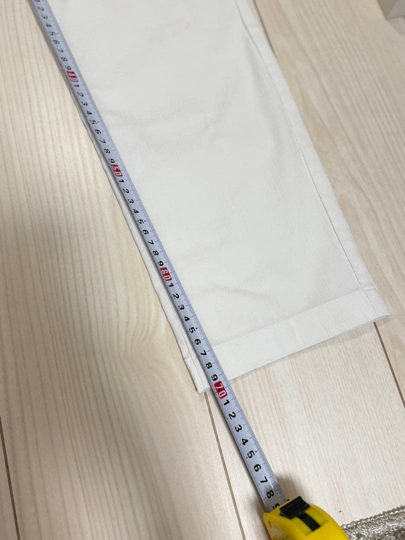 PGホワイトスリムフィットパンツ