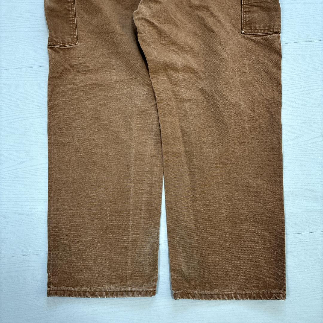 カーハート　ダックペインターパンツ　ブラウン　ビックサイズ　W46 L30