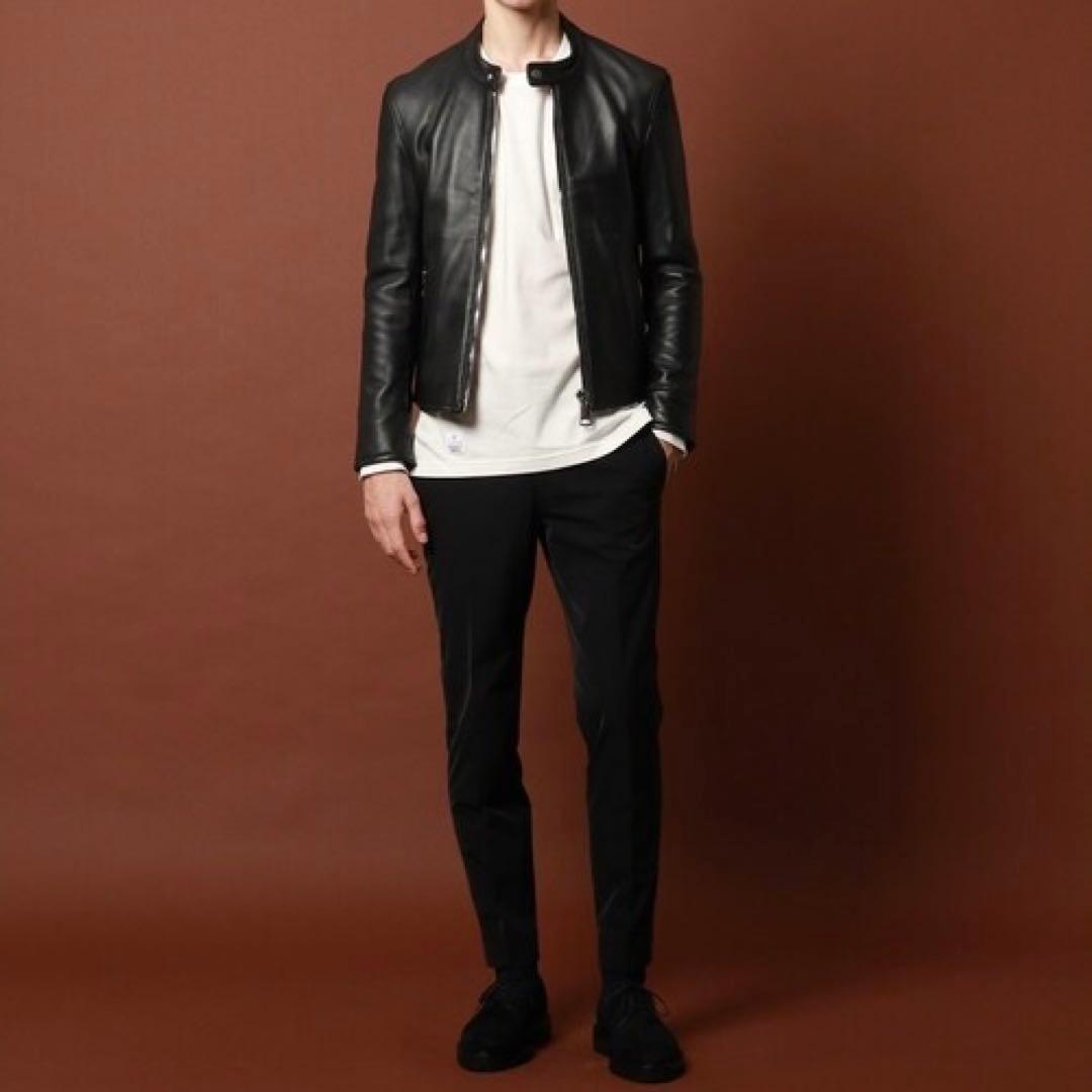 [大蔵 ] DRESSTETIOR×干場義雅-レザーライダースジャケット