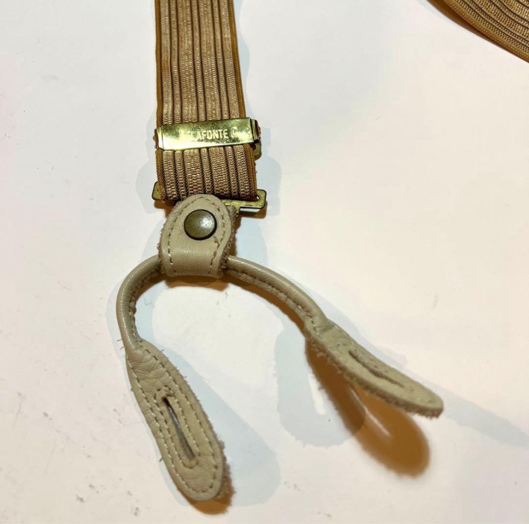 USED BELAFONTE サスペンダー ベージュフリーサイズ