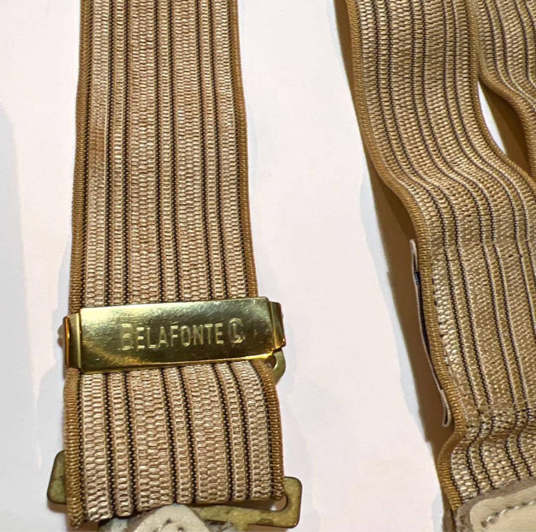 USED BELAFONTE サスペンダー ベージュフリーサイズ