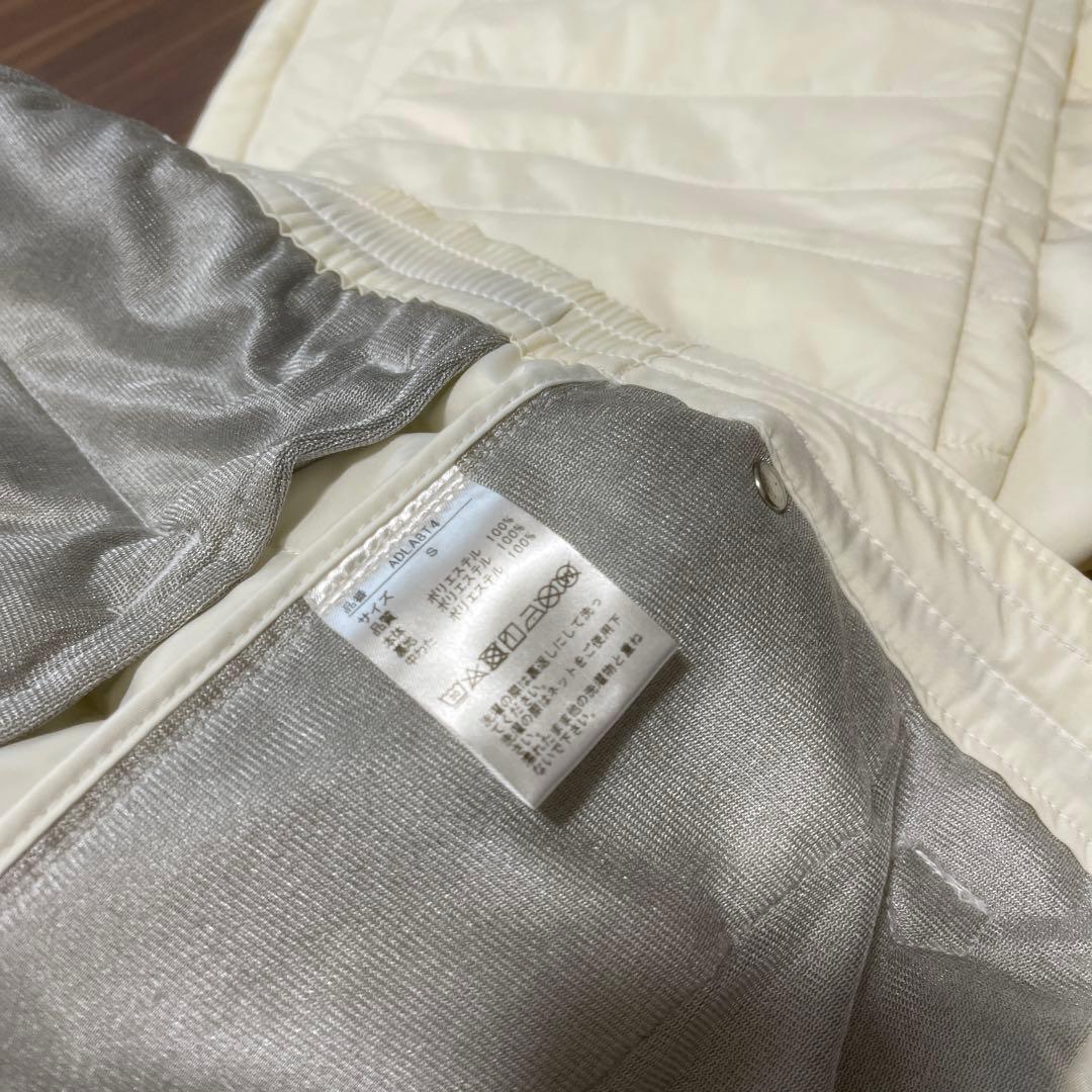 アドミラルゴルフ　中綿パンツ　防寒　防風　ホワイト