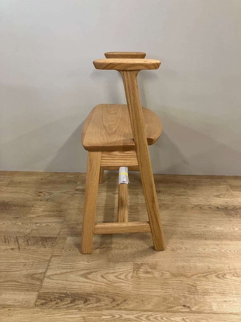 オーク無垢材　アシストスツール　展示品