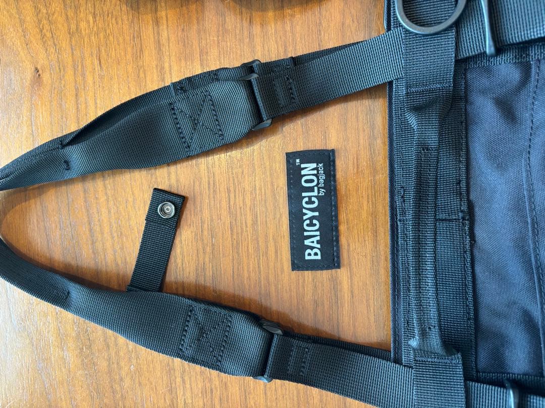 BAICYCLON ブラック トートバッグ　ロゴレス