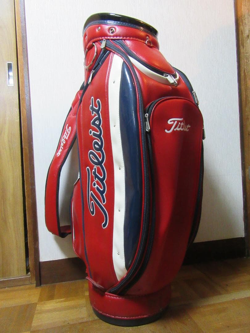 ★☆★Titleist★タイトリスト★ゴルフバック★フードなし★赤★☆★