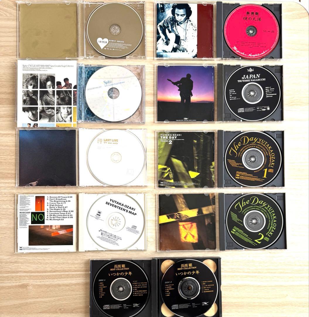 【再生確認済】スピッツ 尾崎豊 長渕剛 安室奈美恵 19 (ジューク)12枚