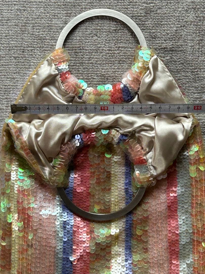 美品　アンテプリマ　ANTEPRIMA スパンコールハンドバッグ
