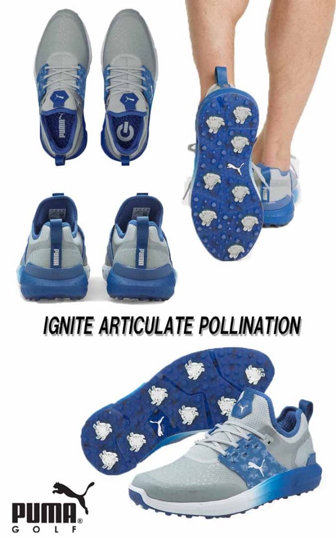 プーマ ゴルフ イグナイト アーティキュレート ポリネーション　天然皮革