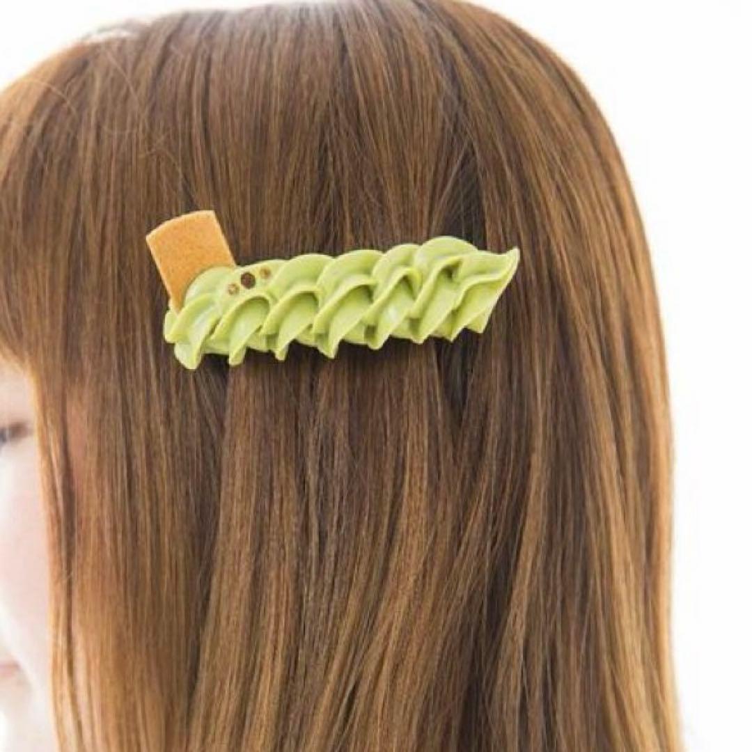 Q-pot. 八ツ橋 抹茶ホイップ バレッタ