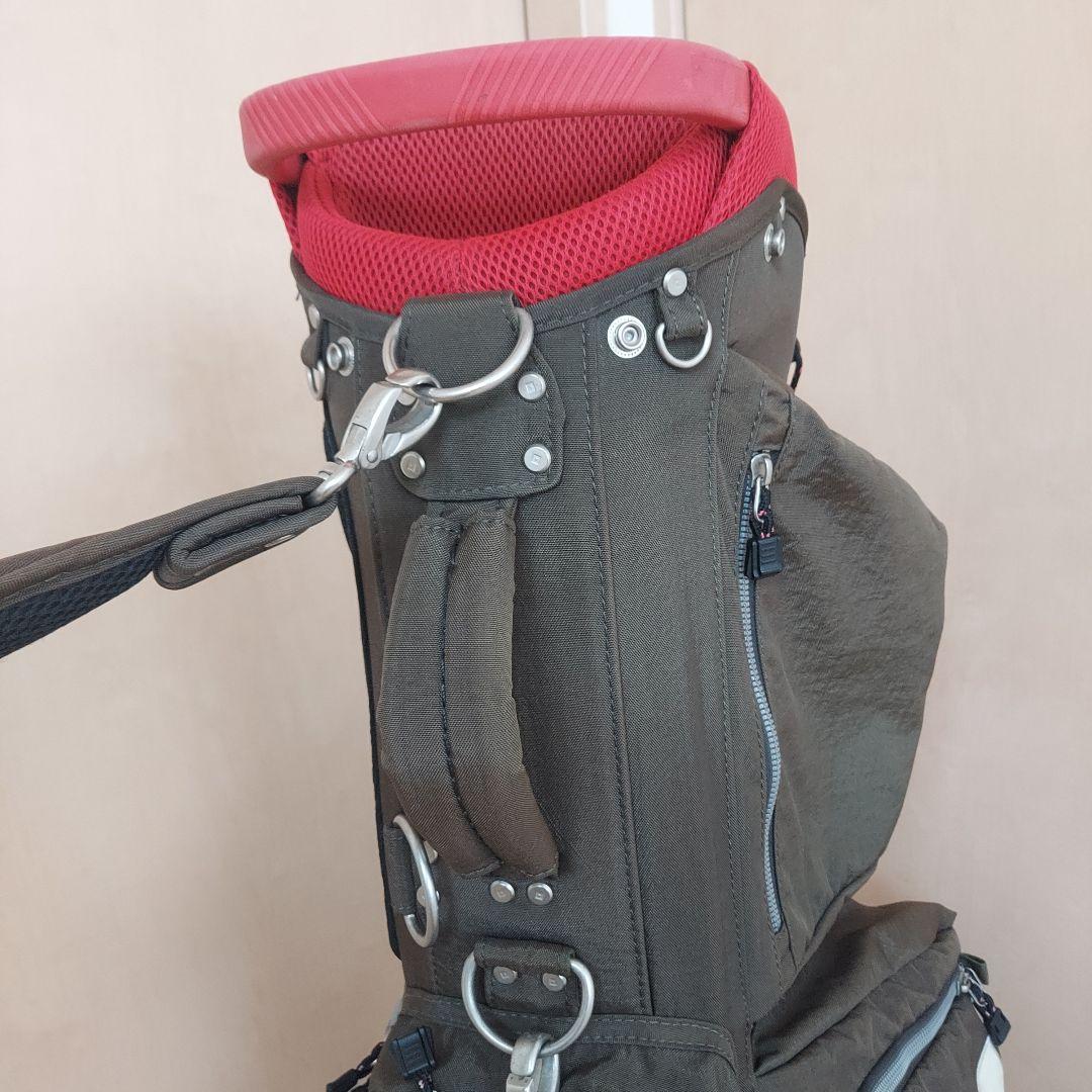 ONOFF オノフ 軽量 キャディバック スタンド オリーブグリーン★良品