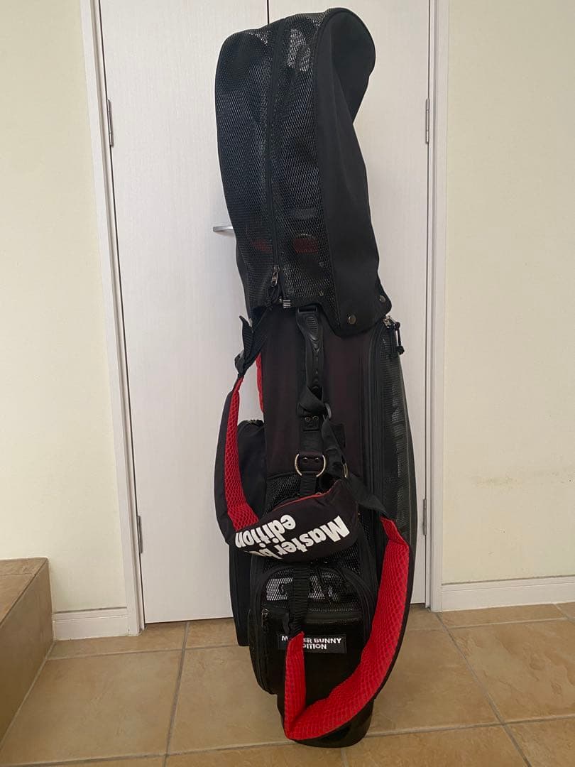 MASTER BUNNY EDITION キャディバッグ レッド/ブラック