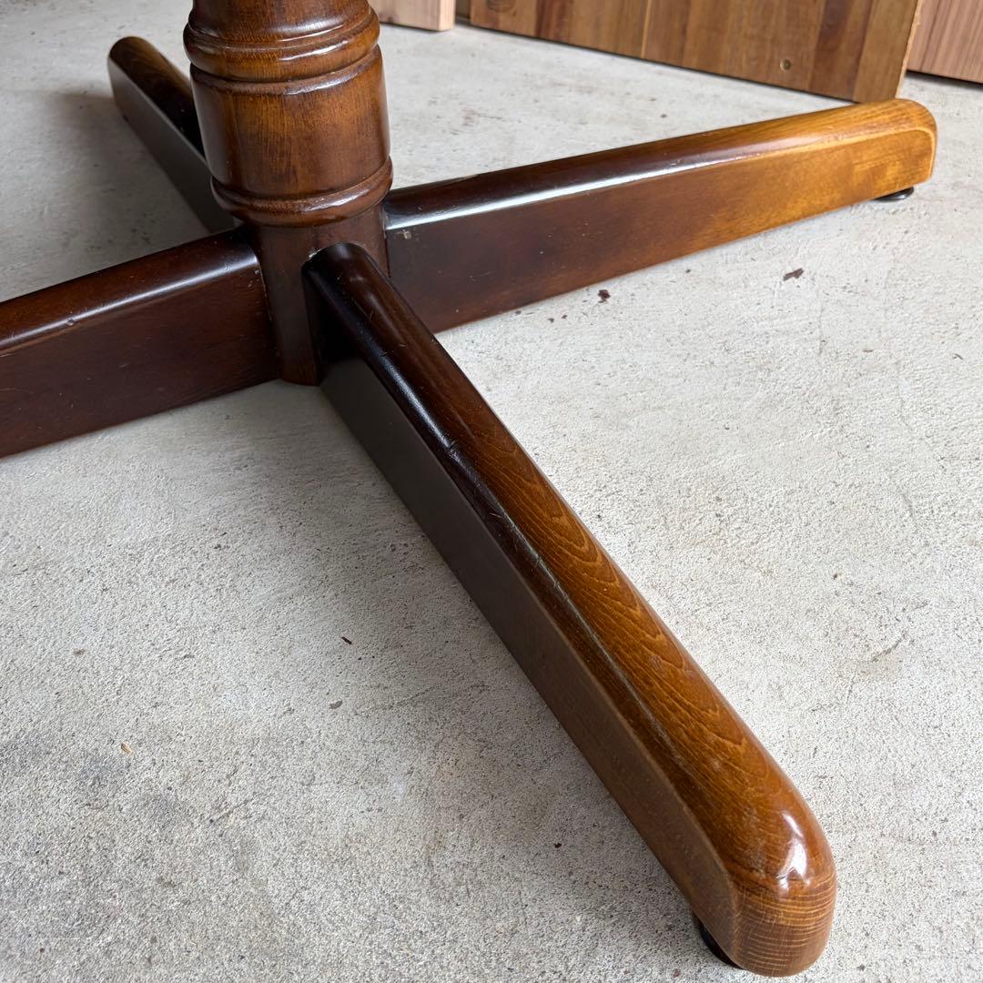 【直接引渡し】 飛騨産業 キツツキ 木製ラウンドテーブル