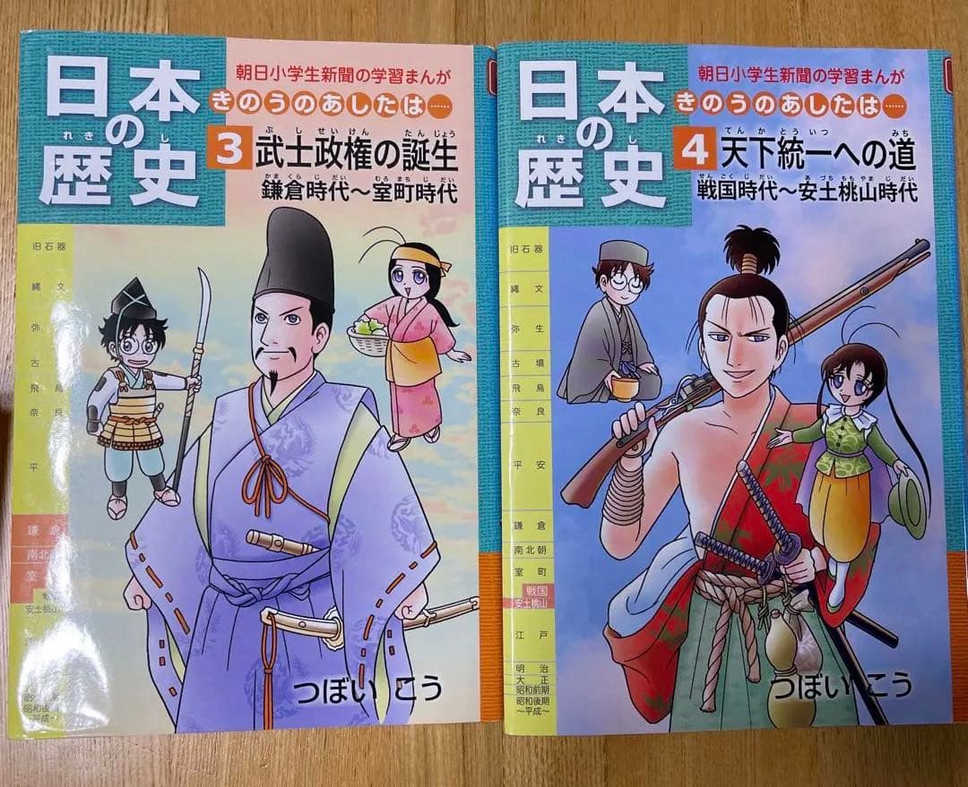 日本の歴史　全7巻　と　日本人物史 全4巻