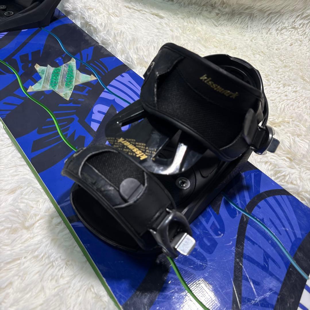kissmark ビンディング × AIR GROOVE スノーボード 155