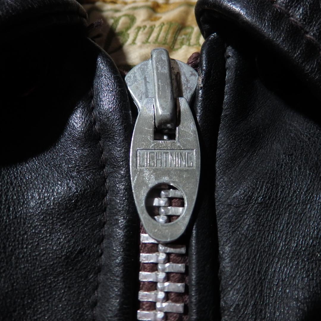 60s Brimaco カナダ製 レザージャケット 40 LIGHTNING