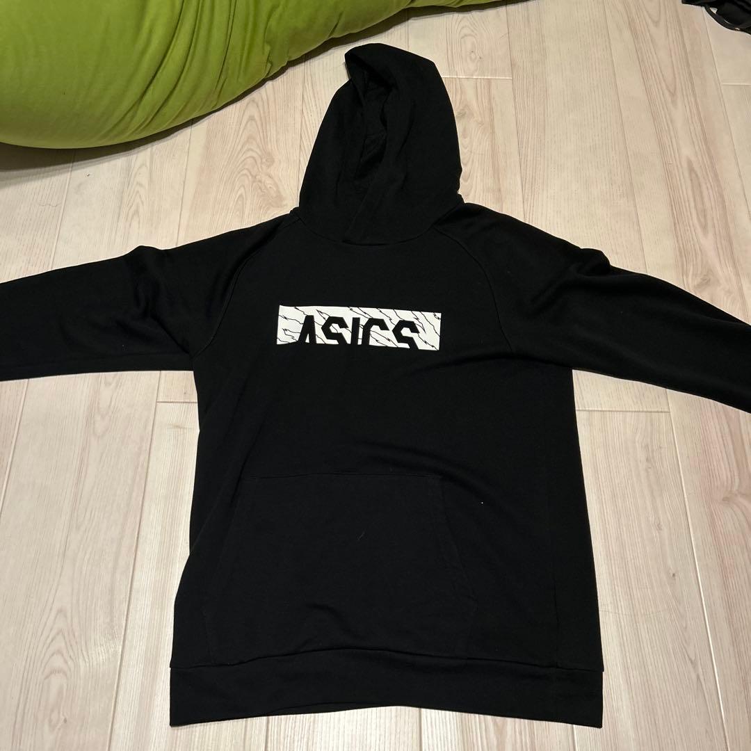 ASICS ブラック　セットアップ XL