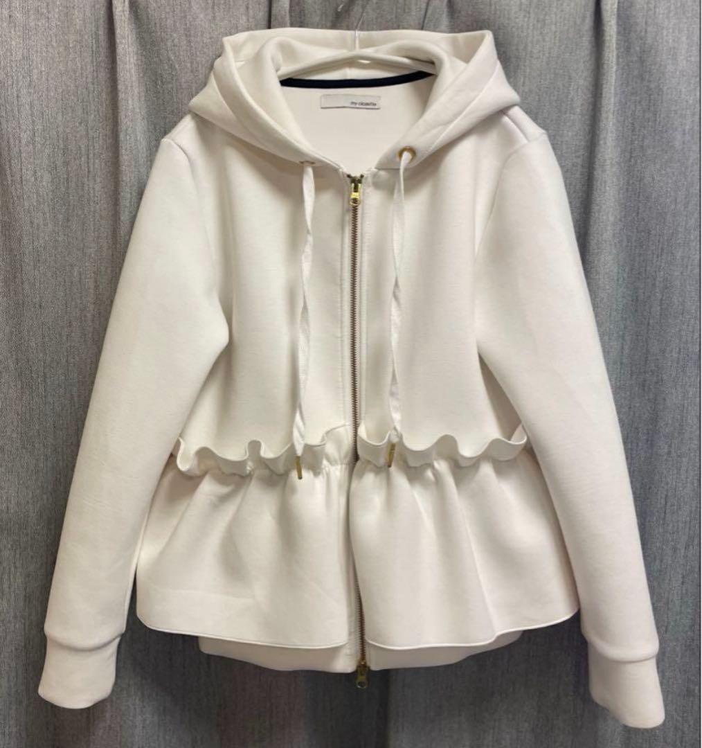 【myclozette】マイクローゼット ボンディングフリルパーカー2点Fサイズ