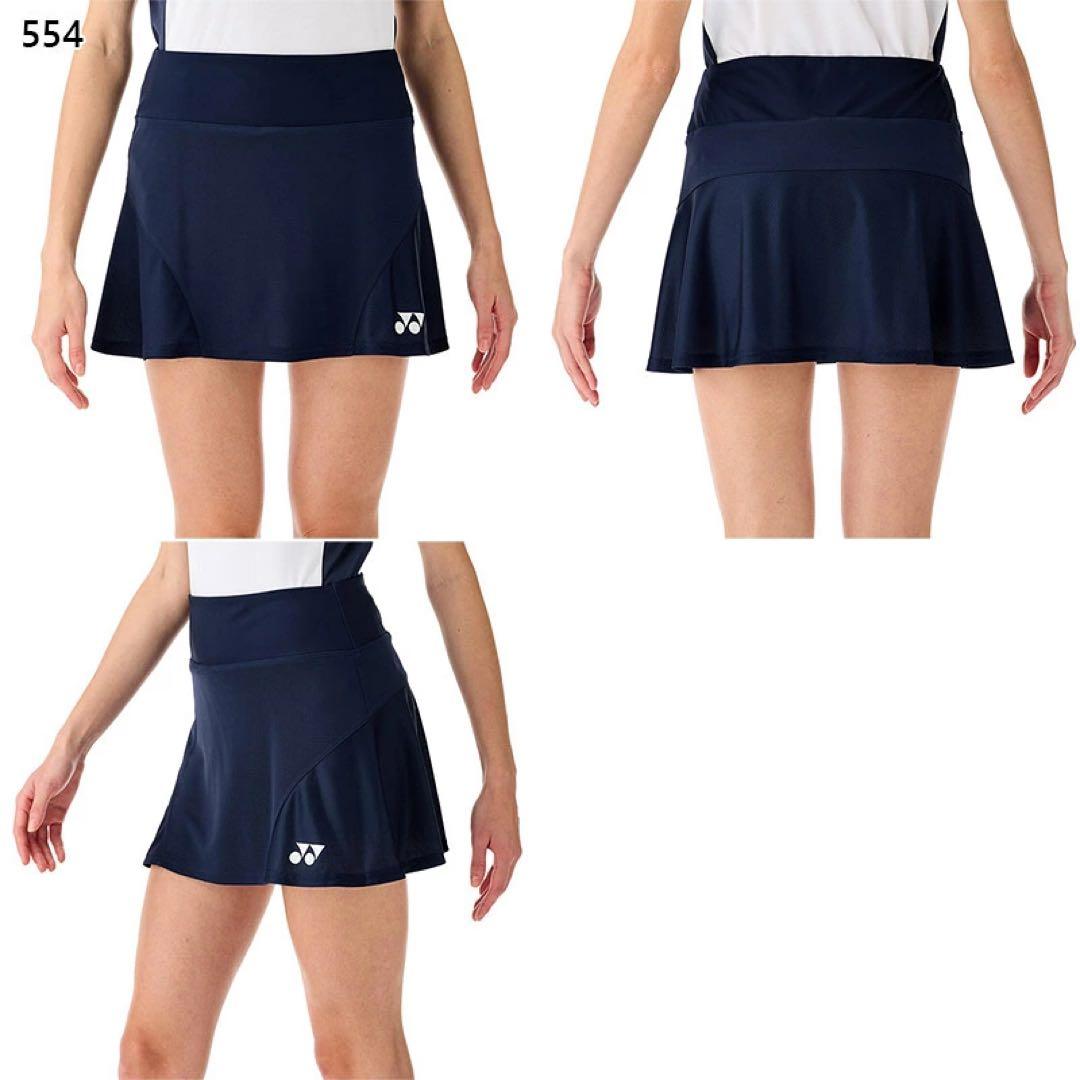 新品★YONEX 26153 スカート　ダークネイビー／Ｌ