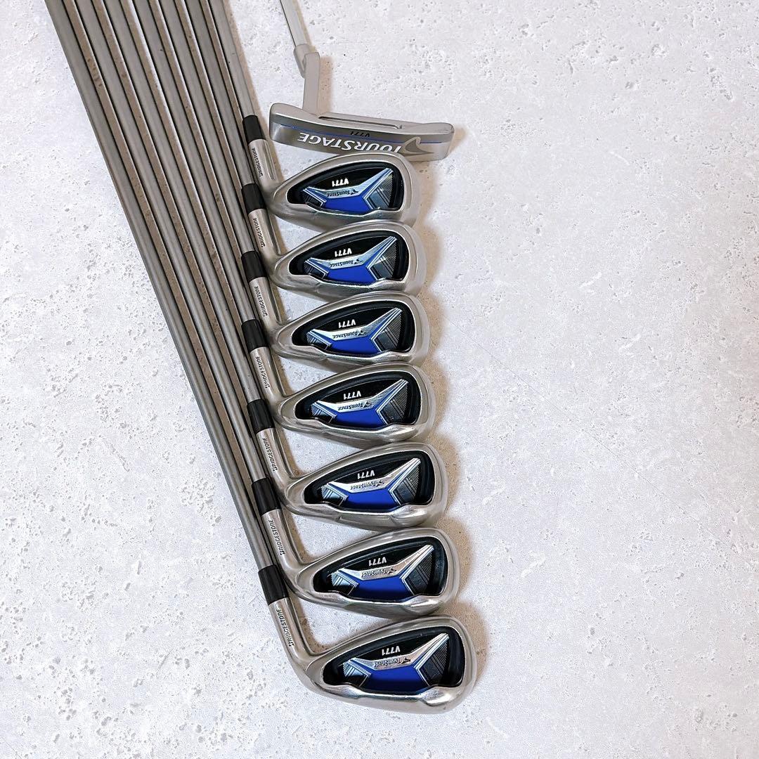 ツアーステージ V771 ゴルフクラブセット メンズ 13本 右 SR