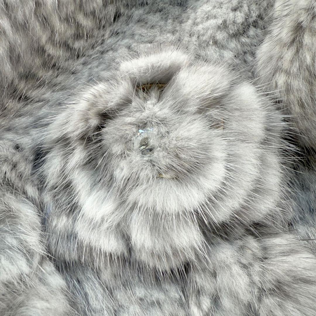 極美品 コペンハーゲン サファイアミンク ティペット 大判 毛並み◎なめし柔らか