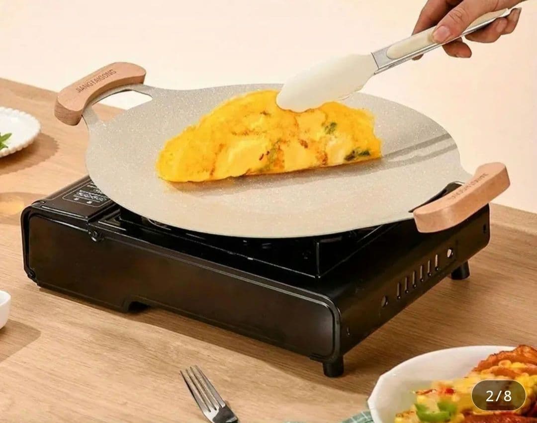 厚手ケース豪華4点、JIANGTAIGONG セラミック鉄板、ネット、五徳付