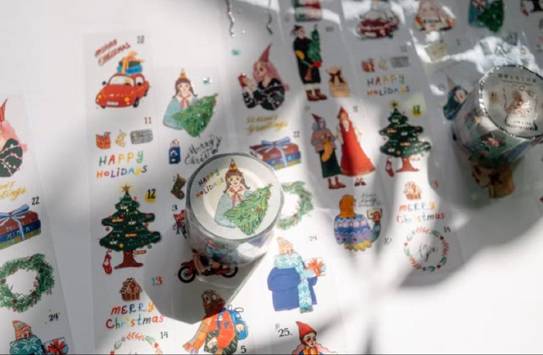 ★ゆんちっち★ラ・ドルチェ・ヴィータ海外マスキングテープ　クリスマス他