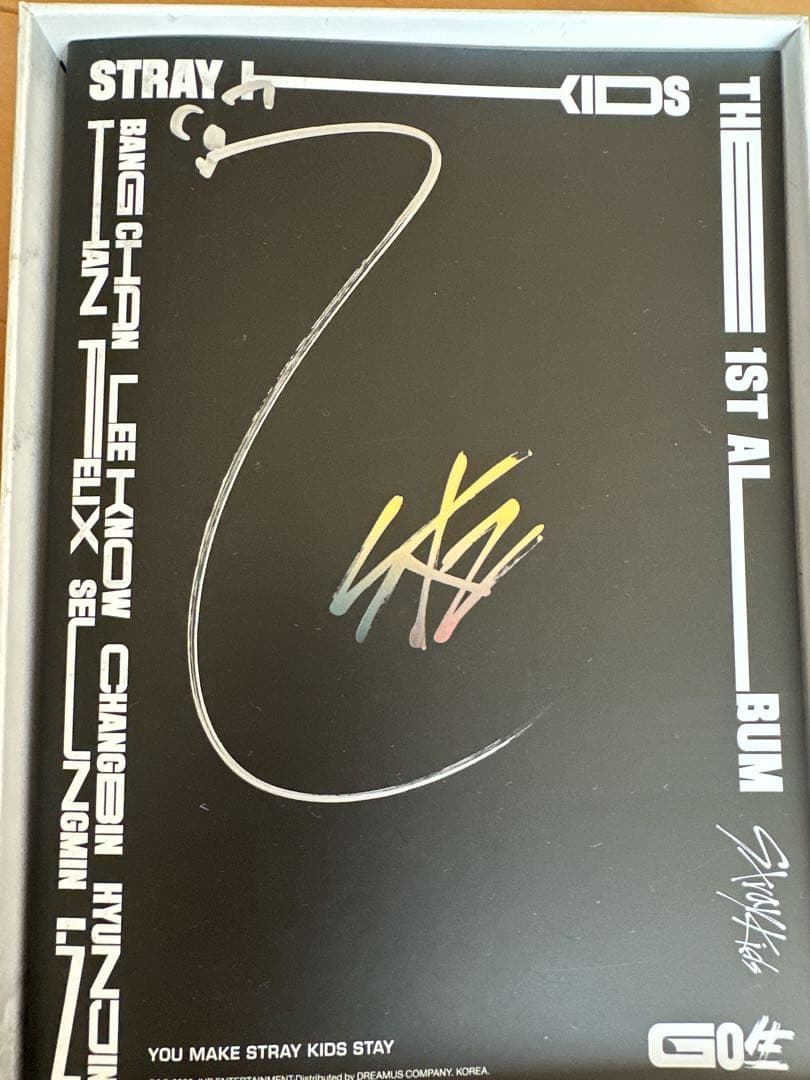 スキズ　アイエンサイン入りアルバム　GO生