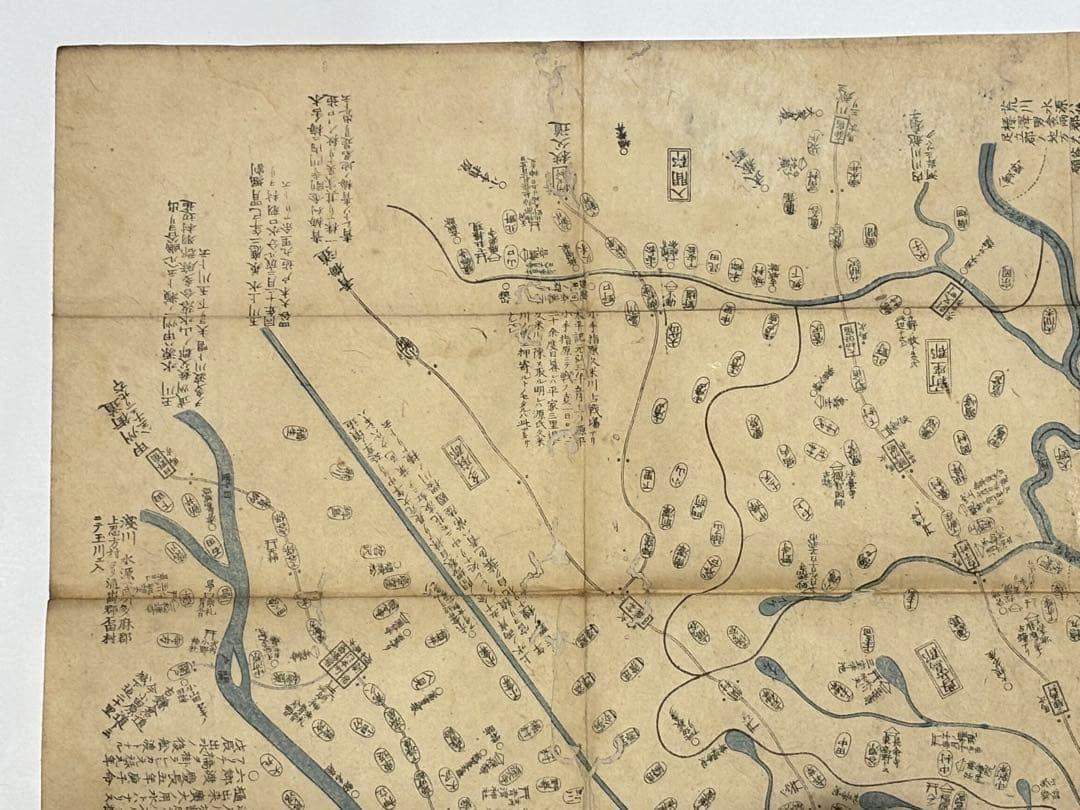 「東都近郊図」仲田惟善著 文政十三年刊 1舗|古地図 和本 江戸時代